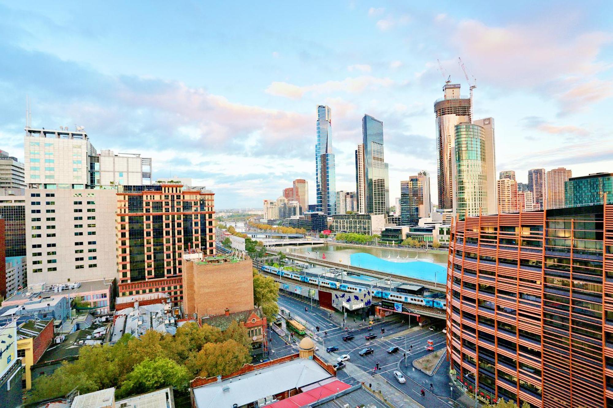 Aura On Flinders Serviced Apartments Melbourne Exterior foto